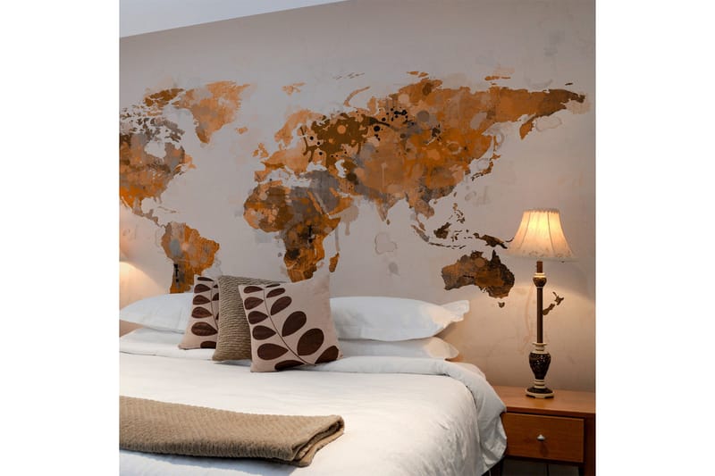 Fototapet World Brown Shades 250x193, Artgeist sp. z o. o.