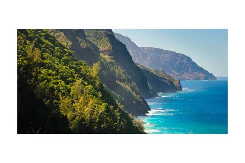 Fototapet XXL Na Pali Coast Kauai Hawaii 550x270 - Artgeist sp. z o. o. - Boligtilbehør - Vægdekoration - Tapeter - Fototapeter