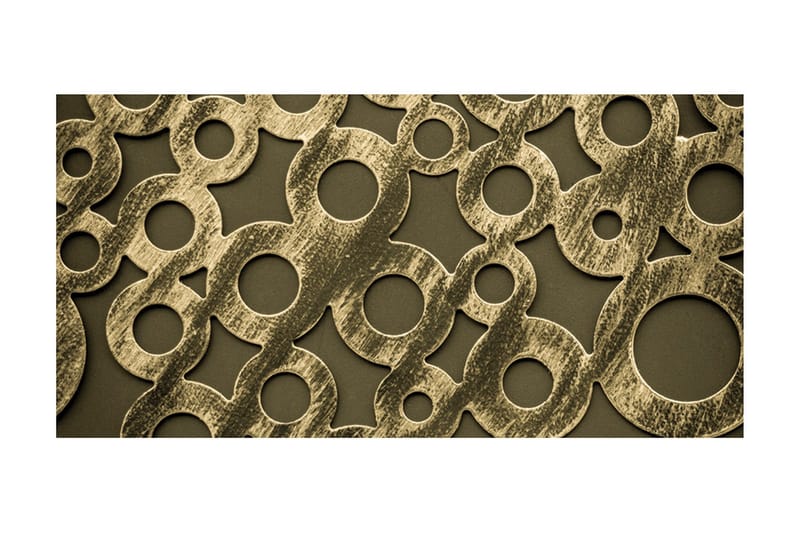 Fototapet XXL Rings Made Of Old Bronze 550x270 - Artgeist sp. z o. o. - Boligtilbehør - Vægdekoration - Tapeter - Fototapeter