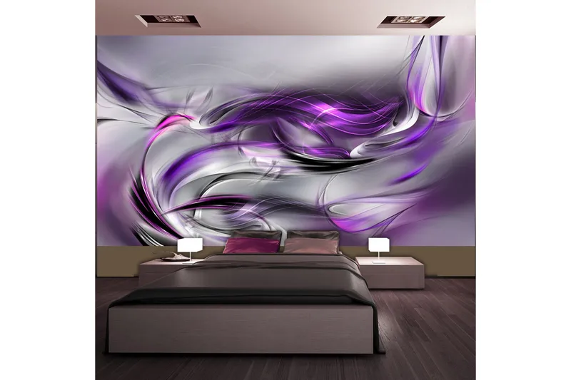 Fototapet  XXL purple swirls II 500x280, Artgeist sp. z o. o.