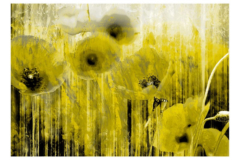 Fototapet Yellow Madness 150x105 - Artgeist sp. z o. o. - Boligtilbehør - Vægdekoration - Tapeter - Fototapeter