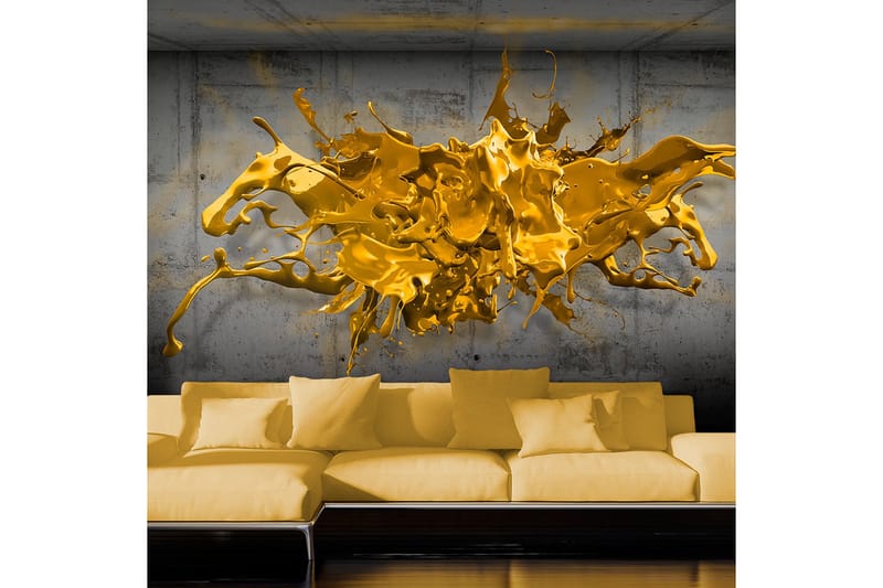 Fototapet Yellow Splash 300x210, Artgeist sp. z o. o.