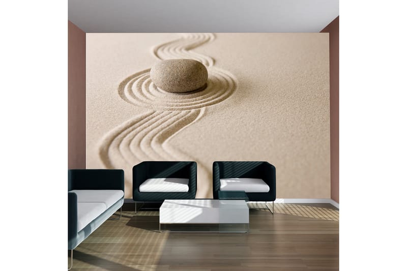 Fototapet Zen Sand Have 400x309 - Artgeist sp. z o. o. - Boligtilbehør - Vægdekoration - Tapeter - Fototapeter
