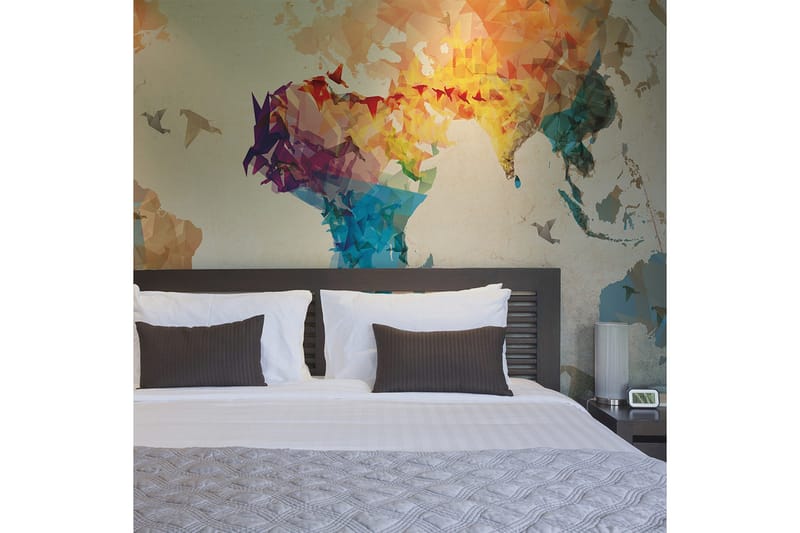 Fototapet Paper Birds 200x154, Artgeist sp. z o. o.