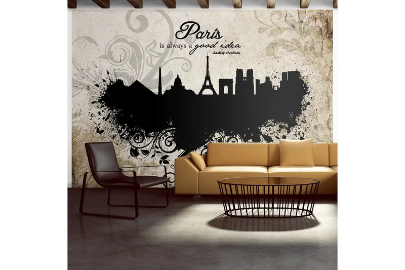 Fototapet Paris Is Always A Good Idea Vintage 100x70, Artgeist sp. z o. o.