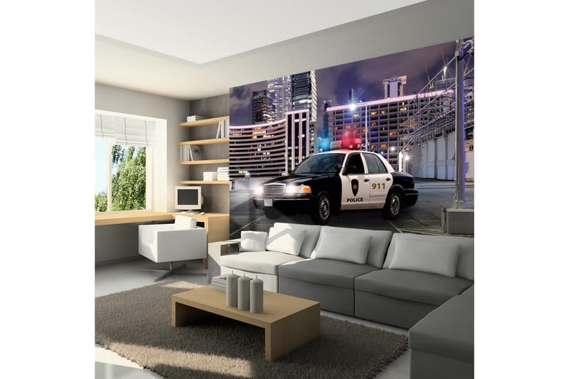 Fototapet Police Car 350x245, Artgeist sp. z o. o.