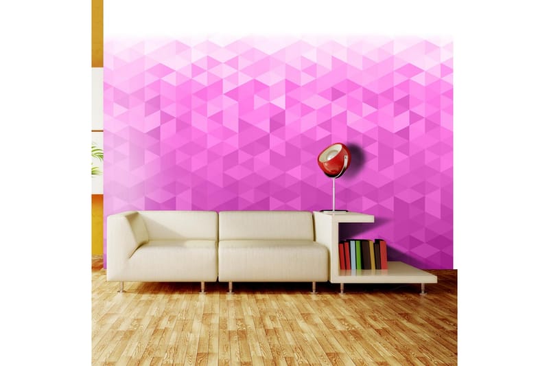 Fototapet Pink Pixel 200x140 - Artgeist sp. z o. o. - Boligtilbehør - Vægdekoration - Tapeter - Fototapeter