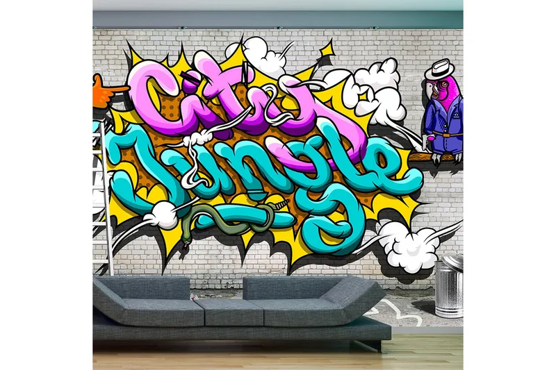 Fototapet Pink Parrot 350x245, Artgeist sp. z o. o.