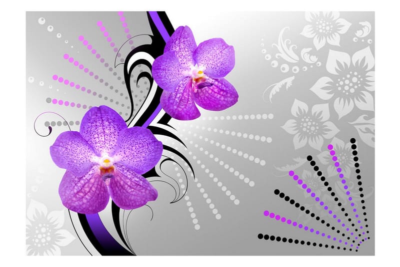 Fototapet Purple Vibrations 100x70 - Artgeist sp. z o. o. - Boligtilbehør - Vægdekoration - Tapeter - Fototapeter