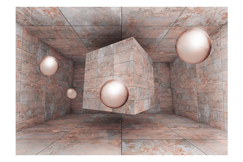 Fototapet Pink Box 300x210 - Artgeist sp. z o. o. - Boligtilbehør - Vægdekoration - Tapeter - Fototapeter