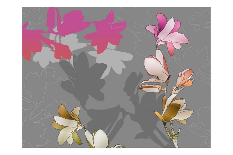 Fototapet Pastel Magnolier 400x309 - Artgeist sp. z o. o. - Boligtilbehør - Vægdekoration - Tapeter - Fototapeter