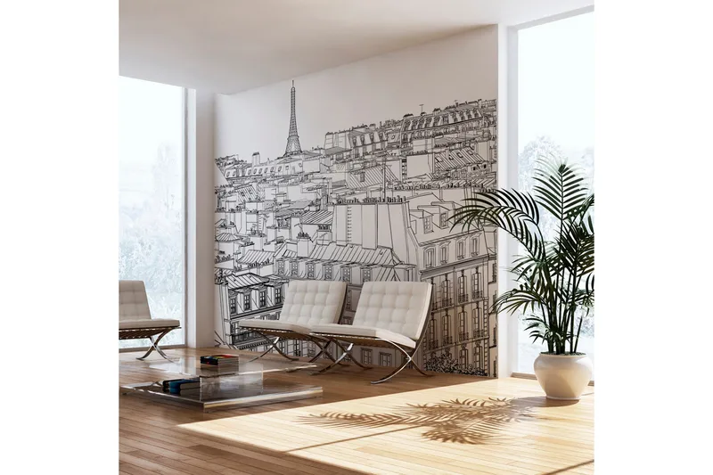 Fototapet Parisian S Sketchbook 450x270, Artgeist sp. z o. o.