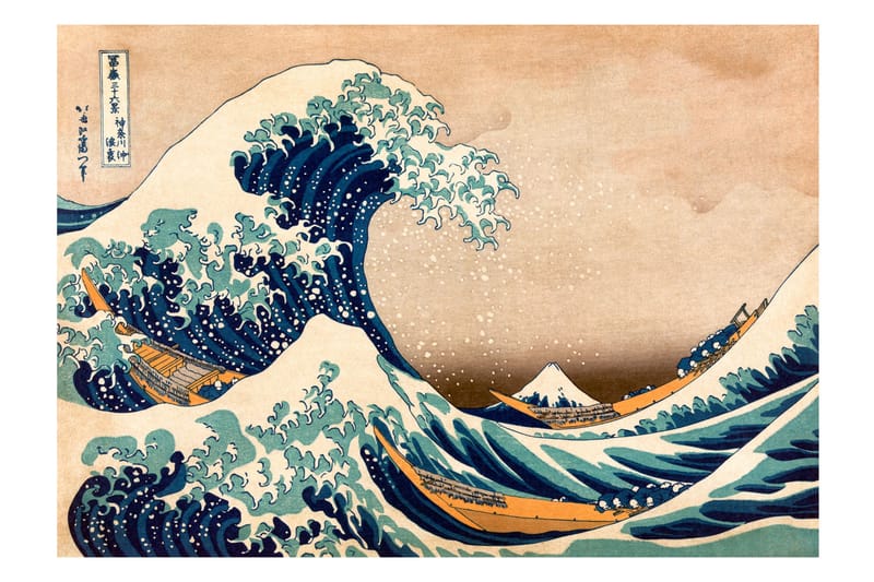 Vægmaleri Hokusai The Great Wave Off Kanagawa 250x175 - Artgeist sp. z o. o. - Fototapeter