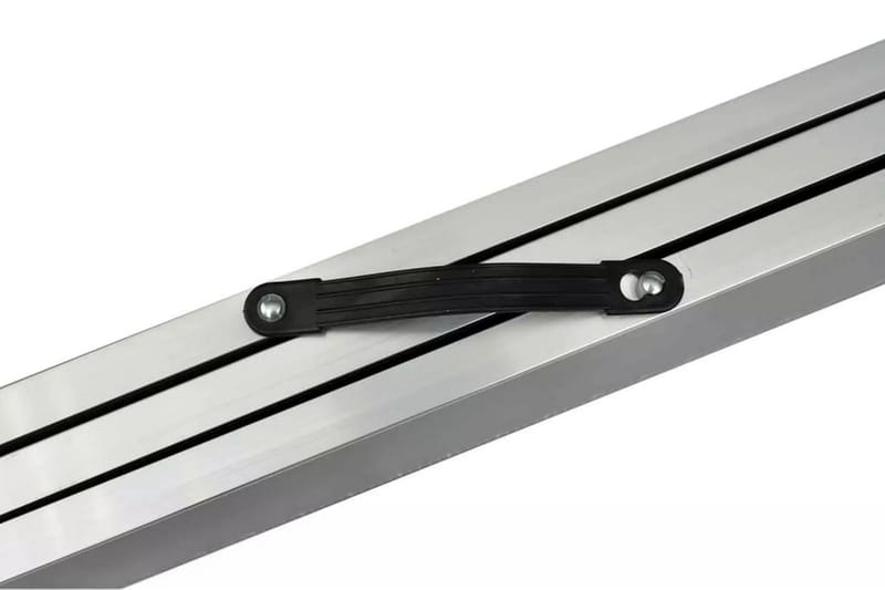 klapbord til tapetsering MDF og aluminium 300x60x78 cm - Sort - Boligtilbehør - Vægdekoration - Tapeter - Tilbehør til tapet - Tapetbord