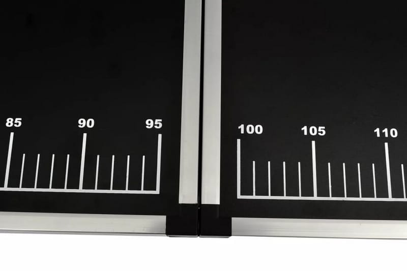 klapbord til tapetsering MDF og aluminium 300x60x78 cm - Sort - Boligtilbehør - Vægdekoration - Tapeter - Tilbehør til tapet - Tapetbord