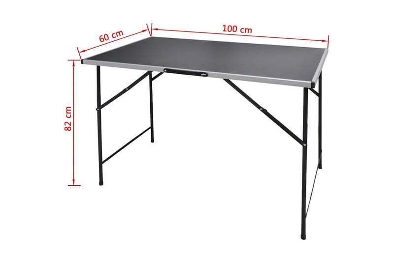 tapetseringsbord foldbart 3 stk. - Sort - Boligtilbehør - Vægdekoration - Tapeter - Tilbehør til tapet - Tapetbord