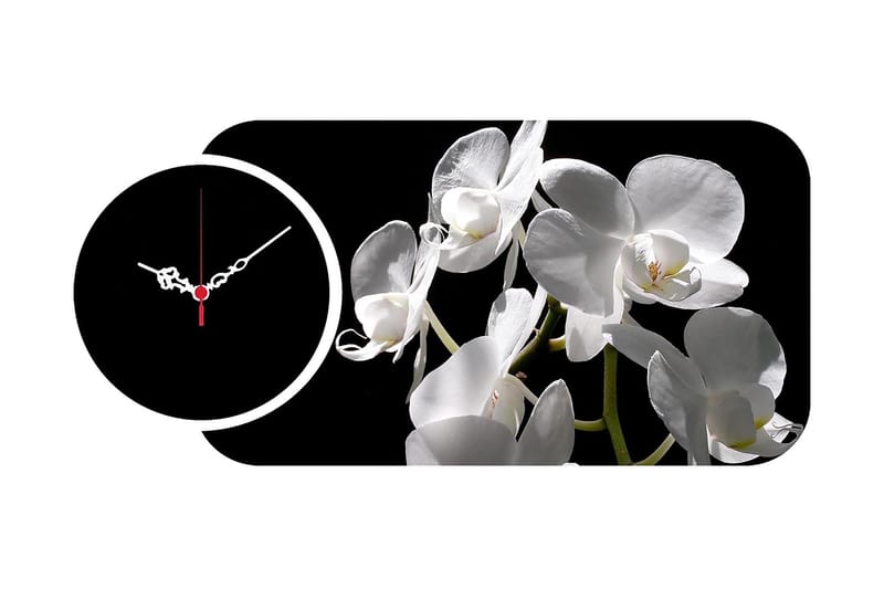 Decorative MDF Clock (2 Pieces) 68x32, undefined