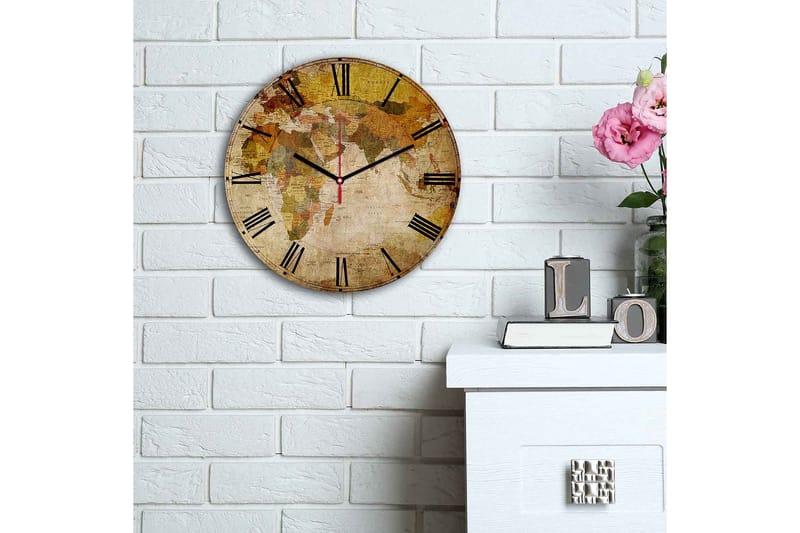 Decorative MDF Clock 30x - Boligtilbehør - Vægdekoration - Vægure & Ure