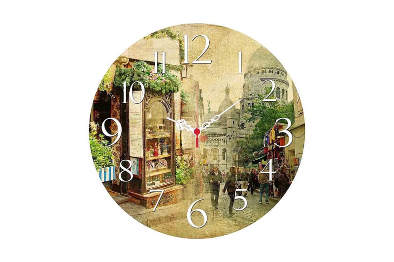 Decorative MDF Clock 40x - Boligtilbehør - Vægdekoration - Vægure & Ure