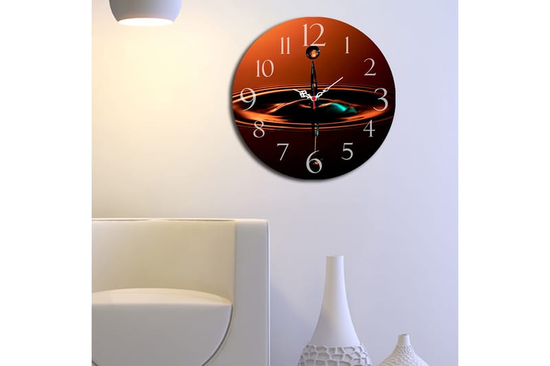 Decorative MDF Clock 40x - Boligtilbehør - Vægdekoration - Vægure & Ure