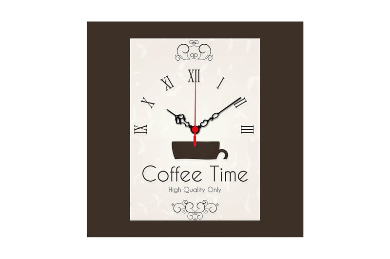 Decorative MDF Clock 40x40 - Boligtilbehør - Vægdekoration - Vægure & Ure
