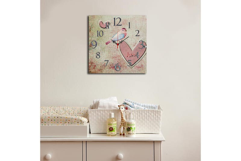 Decorative MDF Clock 40x40 - Boligtilbehør - Vægdekoration - Vægure & Ure