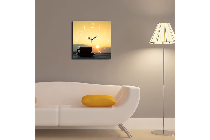 Decorative MDF Clock 40x40 - Boligtilbehør - Vægdekoration - Vægure & Ure