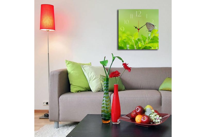 Decorative MDF Clock 40x40 - Boligtilbehør - Vægdekoration - Vægure & Ure