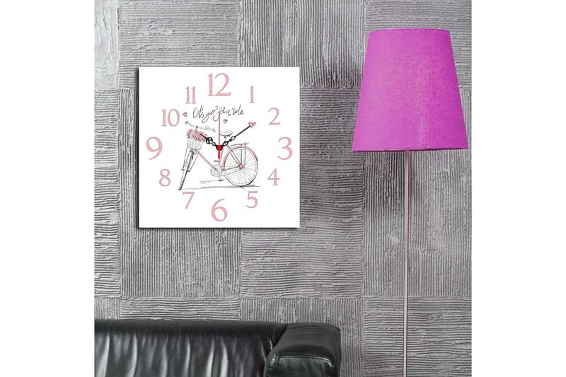 Decorative MDF Clock 40x40 - Boligtilbehør - Vægdekoration - Vægure & Ure