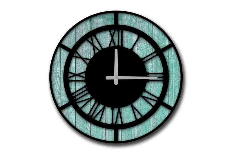 Decorative MDF Clock 50x - Boligtilbehør - Vægdekoration - Vægure & Ure