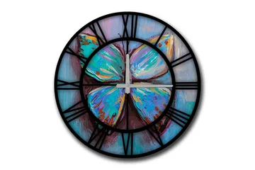 Decorative MDF Clock 50x - Boligtilbehør - Vægdekoration - Vægure & Ure