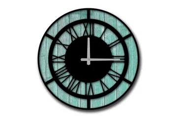 Decorative MDF Clock 50x - Boligtilbehør - Vægdekoration - Vægure & Ure