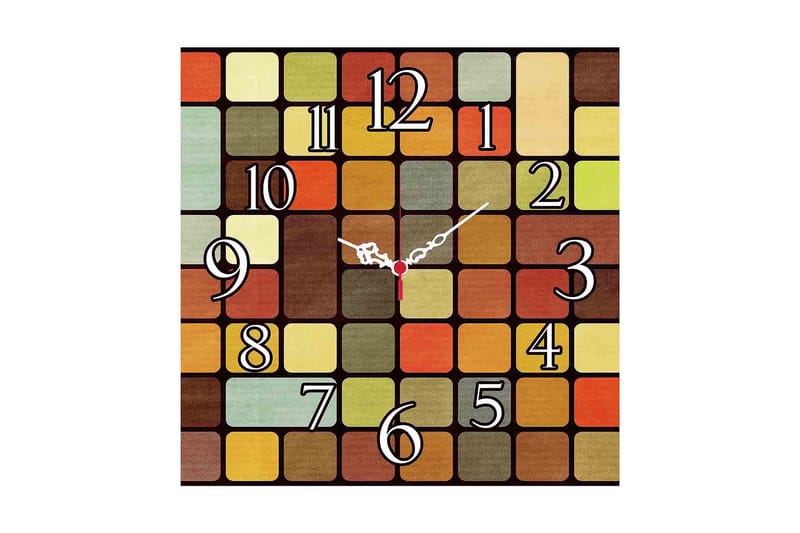 Decorative MDF ur 40x40 - Boligtilbehør - Vægdekoration - Vægure & Ure