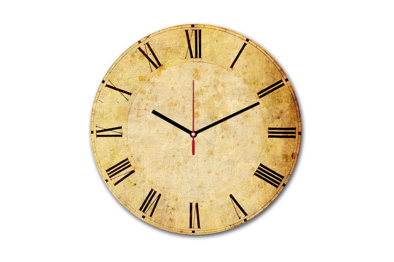 Dekorativ MDF Vægur 30 cm, Flerfarvet