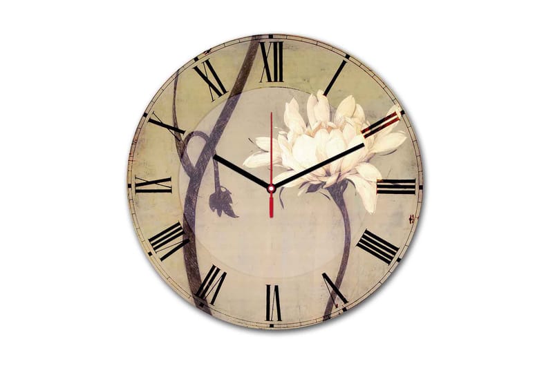 Dekorativ MDF Vægur 30 cm, Flerfarvet