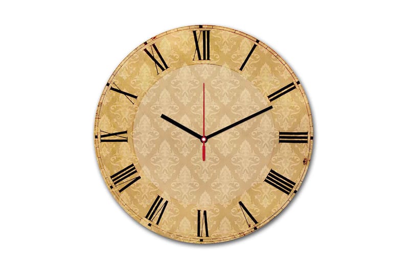 Dekorativ MDF Vægur 30 cm, Flerfarvet