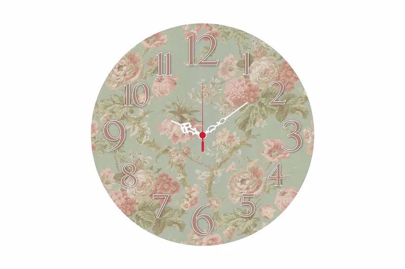 Dekorativ MDF Vægur 40 cm, Flerfarvet