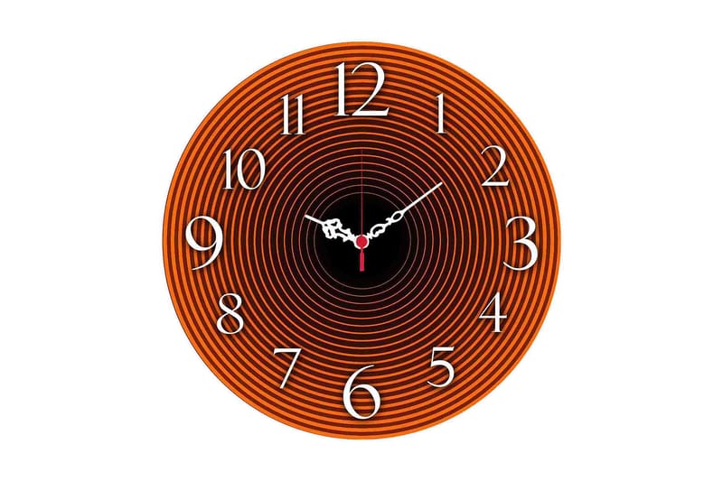 Dekorativ MDF Vægur 40 cm, Flerfarvet