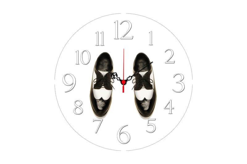 Dekorativ MDF Vægur 40 cm, Flerfarvet