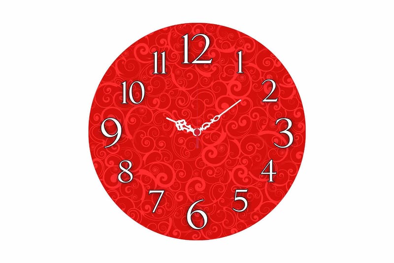 Dekorativ MDF Vægur 40 cm, Flerfarvet