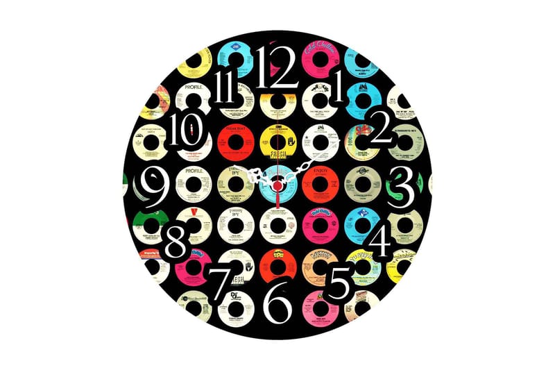 Dekorativ MDF Vægur 40 cm, Flerfarvet