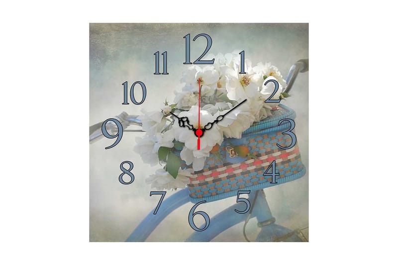 Dekorativ MDF Vægur 40x40 cm, Flerfarvet