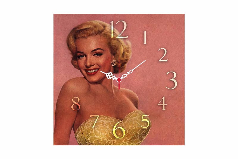 Dekorativ MDF Vægur 40x40 cm, Flerfarvet