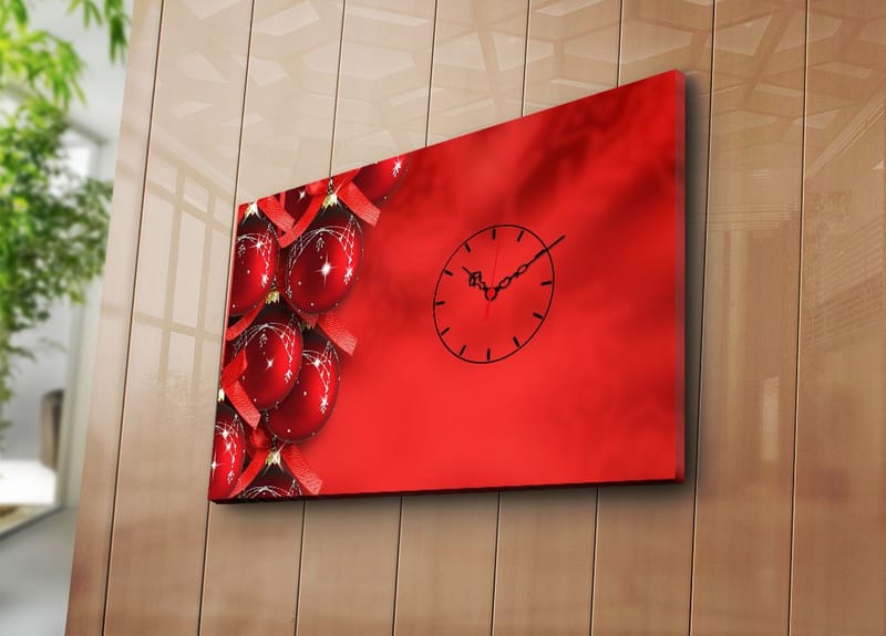 Dekorativ Vægur 45x70 cm - Flerfarvet - Boligtilbehør - Vægdekoration - Vægure & Ure