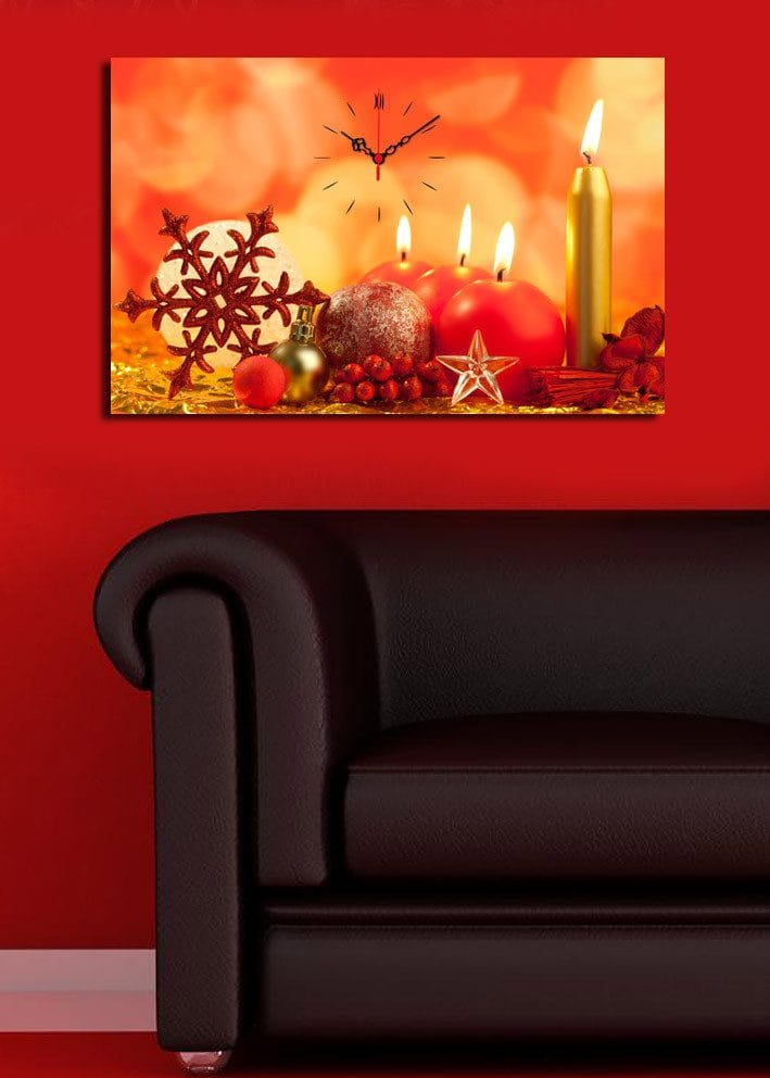 Dekorativ Vægur 45x70 cm - Flerfarvet - Boligtilbehør - Vægdekoration - Vægure & Ure