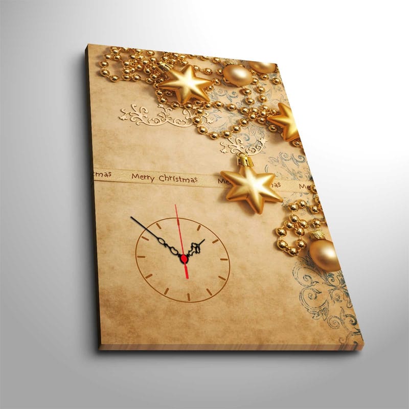 Dekorativ Vægur 45x70 cm - Flerfarvet - Boligtilbehør - Vægdekoration - Vægure & Ure