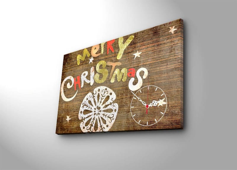 Dekorativ Vægur 45x70 cm - Flerfarvet - Boligtilbehør - Vægdekoration - Vægure & Ure