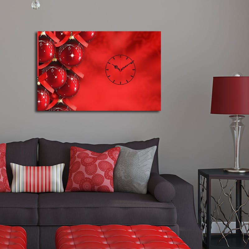 Dekorativ Vægur 45x70 cm - Flerfarvet - Boligtilbehør - Vægdekoration - Vægure & Ure