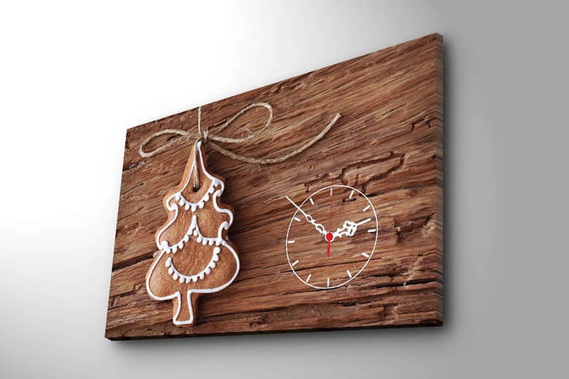 Dekorativ Vægur 45x70 cm - Flerfarvet - Boligtilbehør - Vægdekoration - Vægure & Ure