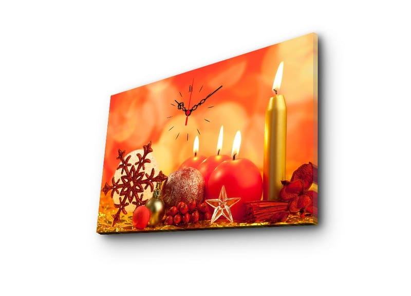 Dekorativ Vægur 45x70 cm, Flerfarvet